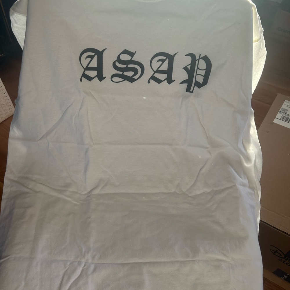 White ASAP Graphic T-Shirt